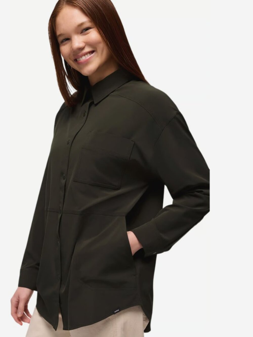 prAna  Railay Oversized Button Down Shirt - Women's Size Large